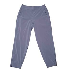 Athleta Ankle Zip Jogger Pants Women’s Size 12 Stretch High Rise Commute Travel